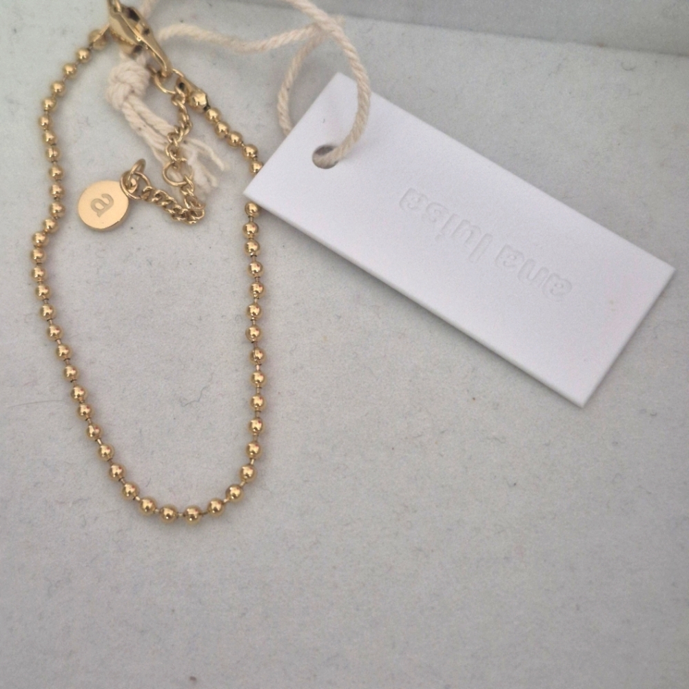Elegant Gold Beaded Bracelet By Ana Luisa